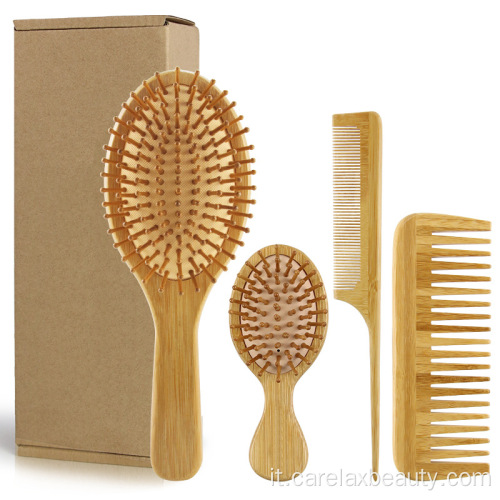 Busta per capelli in legno Fabbrica di spazzole per capelli professionale